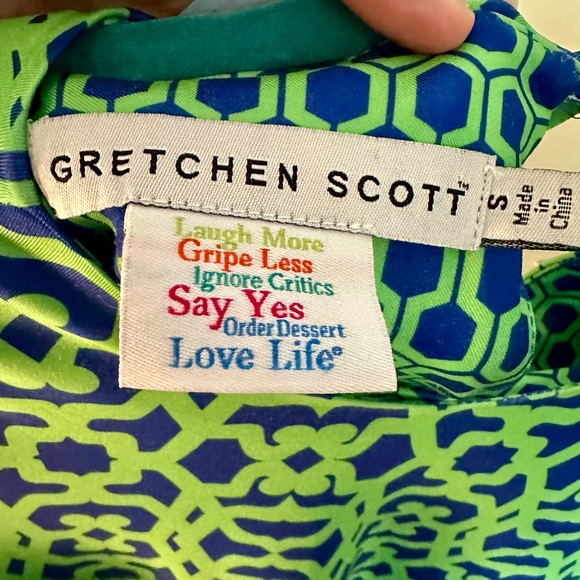 Gretchen Scott Geometric Stretch Small Pocket Dress Pizazz! - Picture 4 of 7